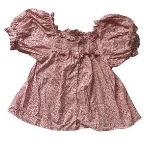 Dôen Farley Top - Rouge Cottage Ivy Floral